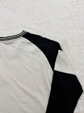Nike White Black Long Sleeve Football Jersey