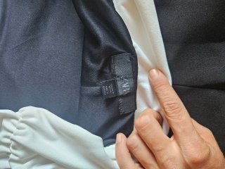 Abitino tubino Zara nero e bianco