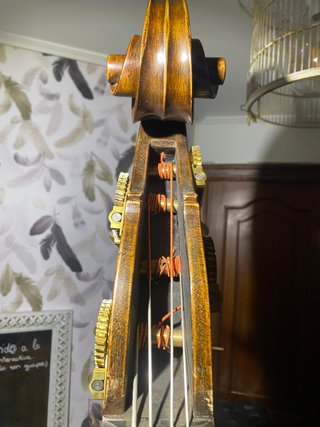 Contrabajo 3/4 Luthier, con funda y arco