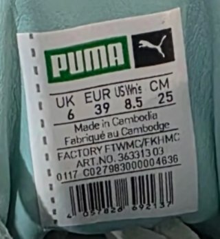 Zapatillas Puma Basket Platform Teal Talla 39