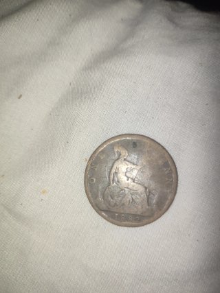 Lote 5 monedas antiguas británicas