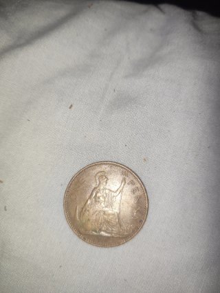 Lote 5 monedas antiguas británicas