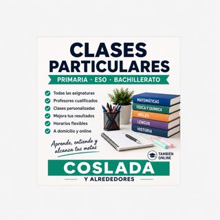 Clases particulares. En Coslada