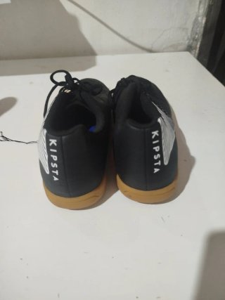 Zapatillas Fútbol Sala Kipsta Negras Talla 45