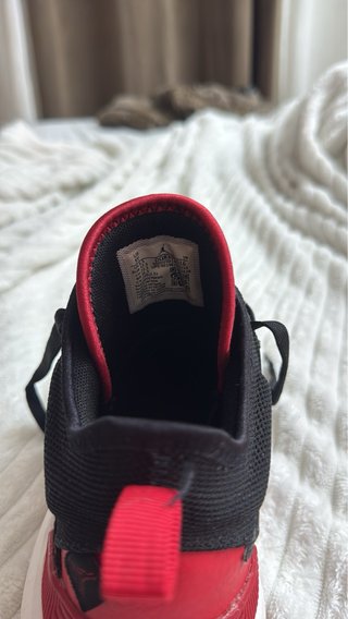 Zapatillas Jordan Negras y Rojas