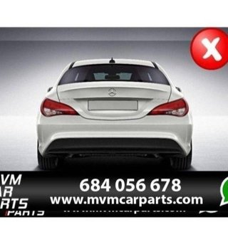 Difusor trasero para Mercedes CLA W117 Black AMG