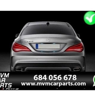 Difusor trasero para Mercedes CLA W117 Black AMG