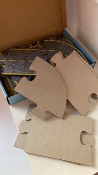 Puzzle Carretera Fieltro Mundo Diver 27 Piezas