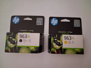2 Cartuchos Tinta HP 963XL Negro y Amarillo