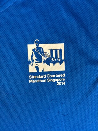 Camiseta Tirantes Adidas Azul Talla L Maratón