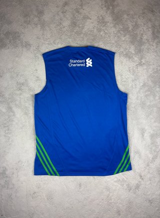 Camiseta Tirantes Adidas Azul Talla L Maratón
