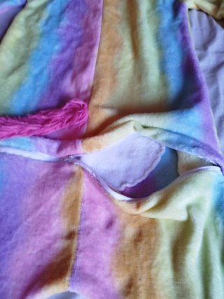 Pijama/disfraz de Unicornio Arcoíris Talla Única