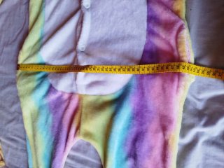 Pijama/disfraz de Unicornio Arcoíris Talla Única