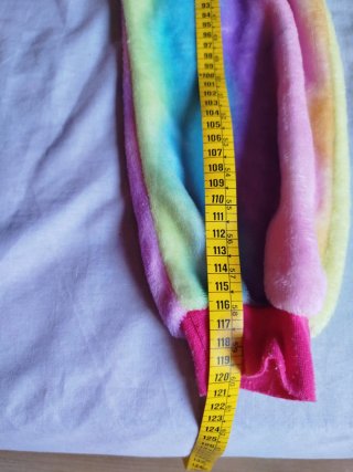 Pijama/disfraz de Unicornio Arcoíris Talla Única