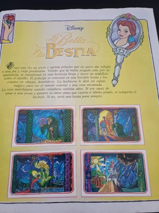 Álbum La Bella y la Bestia Disney Panini