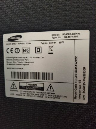 Samsung 48 Full HD Smart 3D LED TV