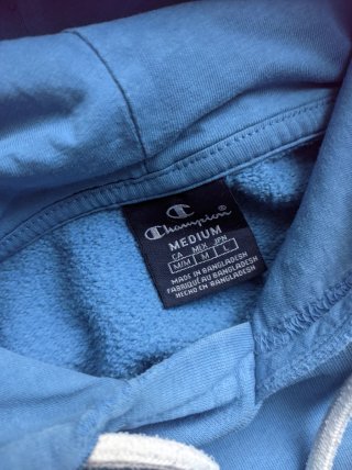 Sudadera Champion azul claro "New York"