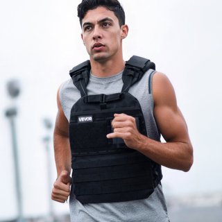 Gilet Zavorrato con Spalline Riflettenti Fitness
