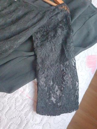 Vestito pizzo Calliope nero