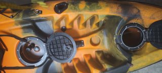 Kayak rigido autovaciable de pesca o recreo playa