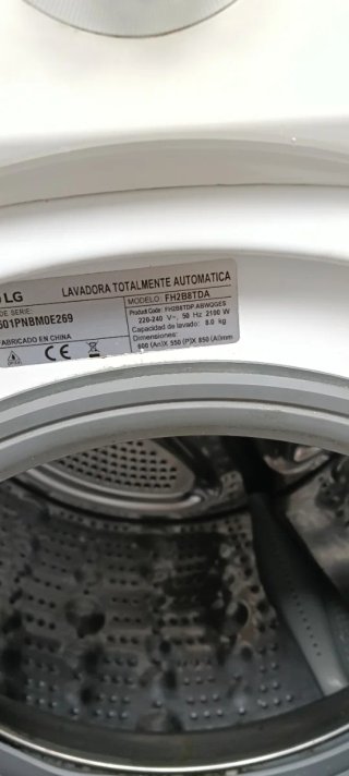 Lavadora LG Direct Drive 8 kg