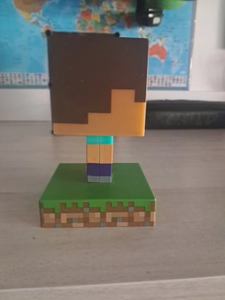 Lámpara Steve Minecraft