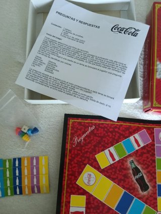 Juego de mesa Preguntas y Respuestas Coca-Cola