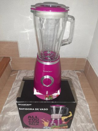 Batidora de Vaso Silvercrest Cristal 1.75L