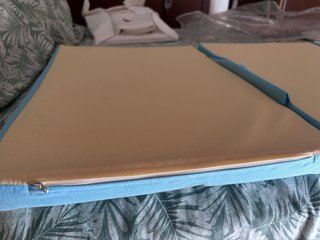 Colchón Cuna Viaje Plegable Azul