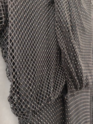 Vestido de fiesta gris