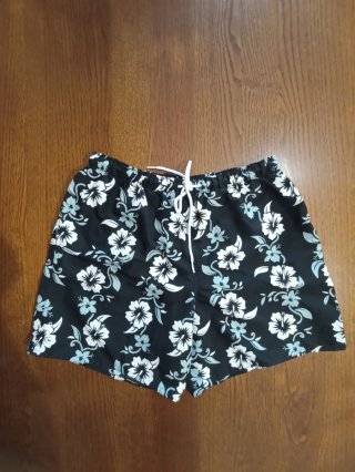 Costume da bagno uomo fiori bianchi