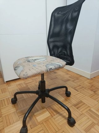 Escritorio Ikea Micke Beige/Azul