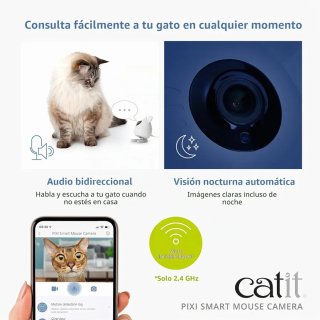Cámara para mascotas Catit PIXI Smart 1080p Wi-Fi