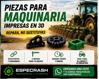 Piezas Maquinaria Impresas 3D