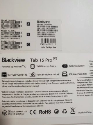 Tablet Blackview Tab 15 Pro Gris