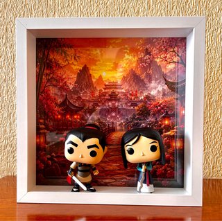 Cuadro 3D Funko Pop Mulan