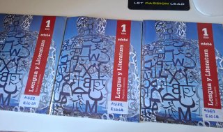Libros Lengua y Literatura 1º ESO (3 tomos)
