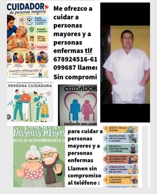 SOY CUIDADOR PROFESIONAL PARTICULAR ME OFREZCO