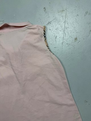 Vintage Burberry Pink Sleeveless Polo Dress
