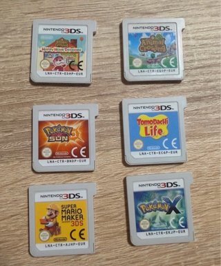 Lote 5 Juegos Nintendo 3DS/2DS
