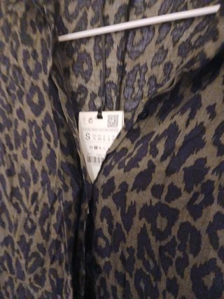 Vestido Zara Animal Print Nuevo