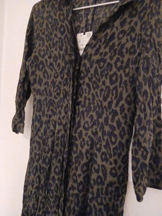 Vestido Zara Animal Print Nuevo