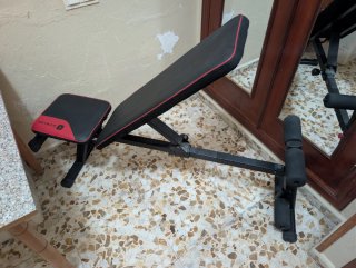 Banco de entrenamiento ajustable Domyos