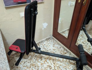 Banco de entrenamiento ajustable Domyos