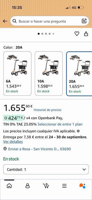 Moto Scooter Eléctrica para Adulto Nueva