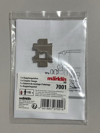 Calibre para enganches Märklin H0.