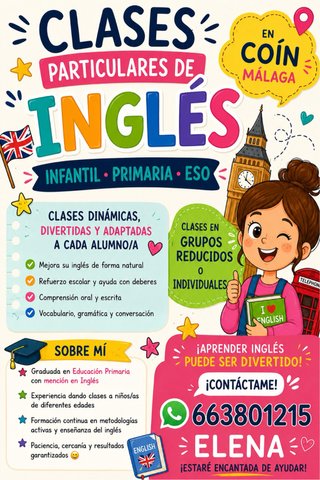 CLASES PARTICULARES DE INGLÉS