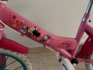Bicicleta Infantil Minnie Rosa