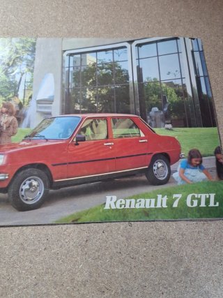 Catálogo Renault 7 GTL años 70