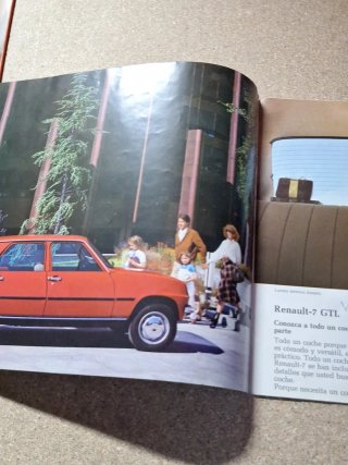 Catálogo Renault 7 GTL años 70